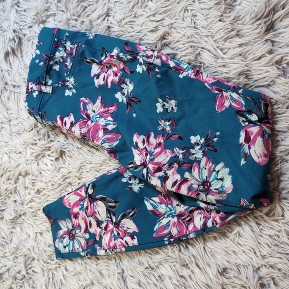Floral jeggings